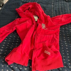 Colosseum Red Badgers Women's Hoodie